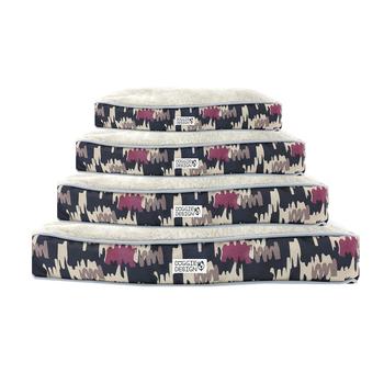 Soft N’ Tuff Rectangular Pet Crate Bed – Purple Camo