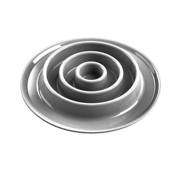 Slow Chow Concentric Circle Feeder – Gray