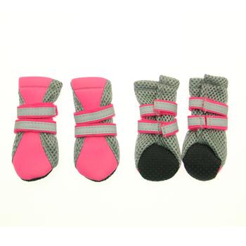 Neon Neoprene Dog Boots – Pink
