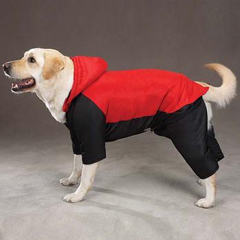 2 in 1 Dog Snowsuit – Red