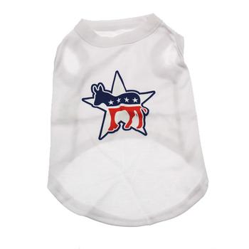 Democratic Party Star Dog Tank Top – White