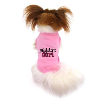 Daddy’s Girl Dog Tank by Parisian Pet – Pink