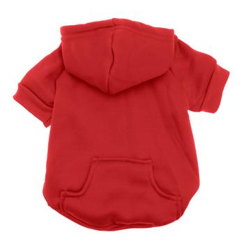 Basic Dog Hoodie – Tomato Red