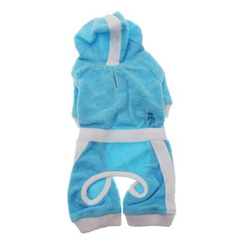 PuppyPAWer Terry Hoody Jumper by Dogo – Blue