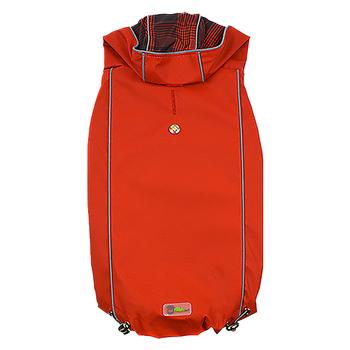 Reversible Elasto-Fit Dog Raincoat – Scarlet Red