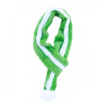 ZippyPaws Fuzzy Holiday Dog Scarf – Green