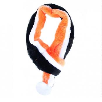 ZippyPaws Fuzzy Holiday Dog Scarf – Halloween