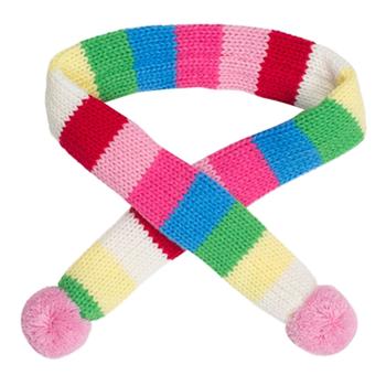 Worthy Dog Dapper Striped Dog Scarf – Pink