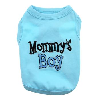 Mommy’s Boy Dog Tank by Parisian Pet – Blue