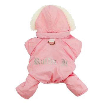 Ruffin It Snowsuit by Doggie Design – Pink