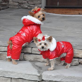 Ruffin It Snowsuit – Red
