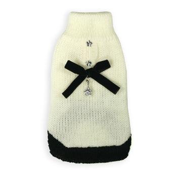 Classic Coco Mohair Dog Sweater by Hip Doggie – Cream