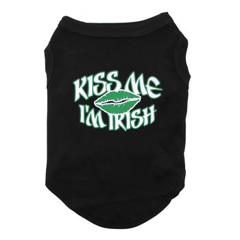 Kiss Me I’m Irish Dog Shirt – Black