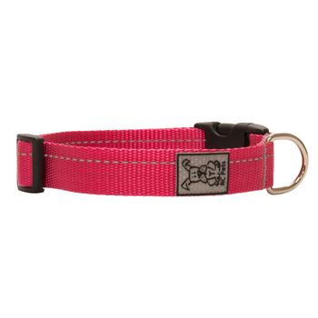 Primary Clip Dog Collar – Raspberry